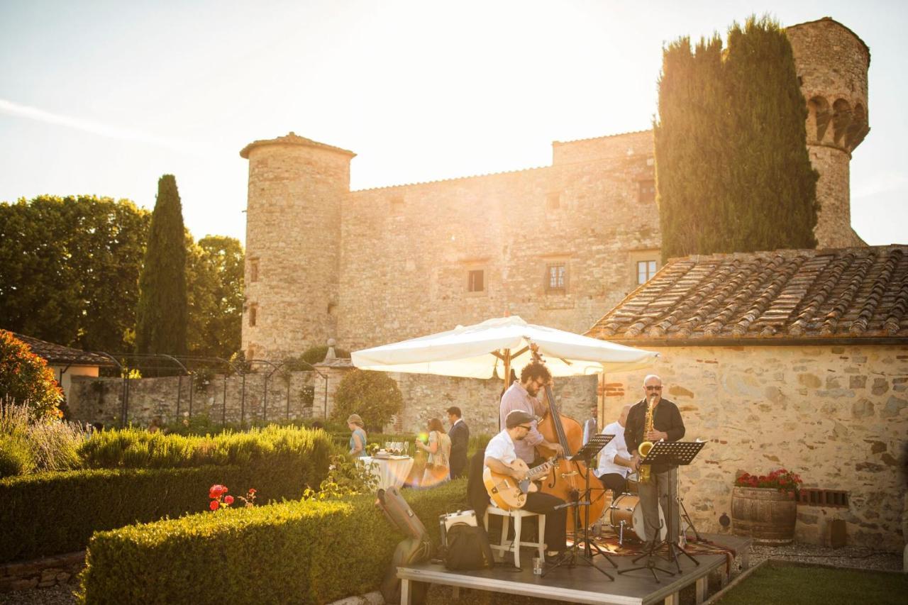 Penzion Castello Di Meleto Gaiole in Chianti Exteriér fotografie