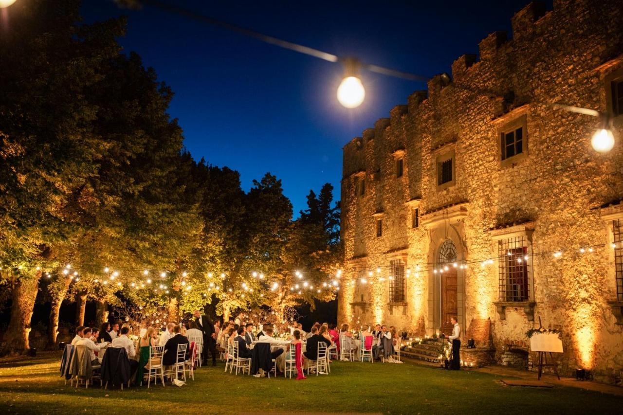 Penzion Castello Di Meleto Gaiole in Chianti Exteriér fotografie