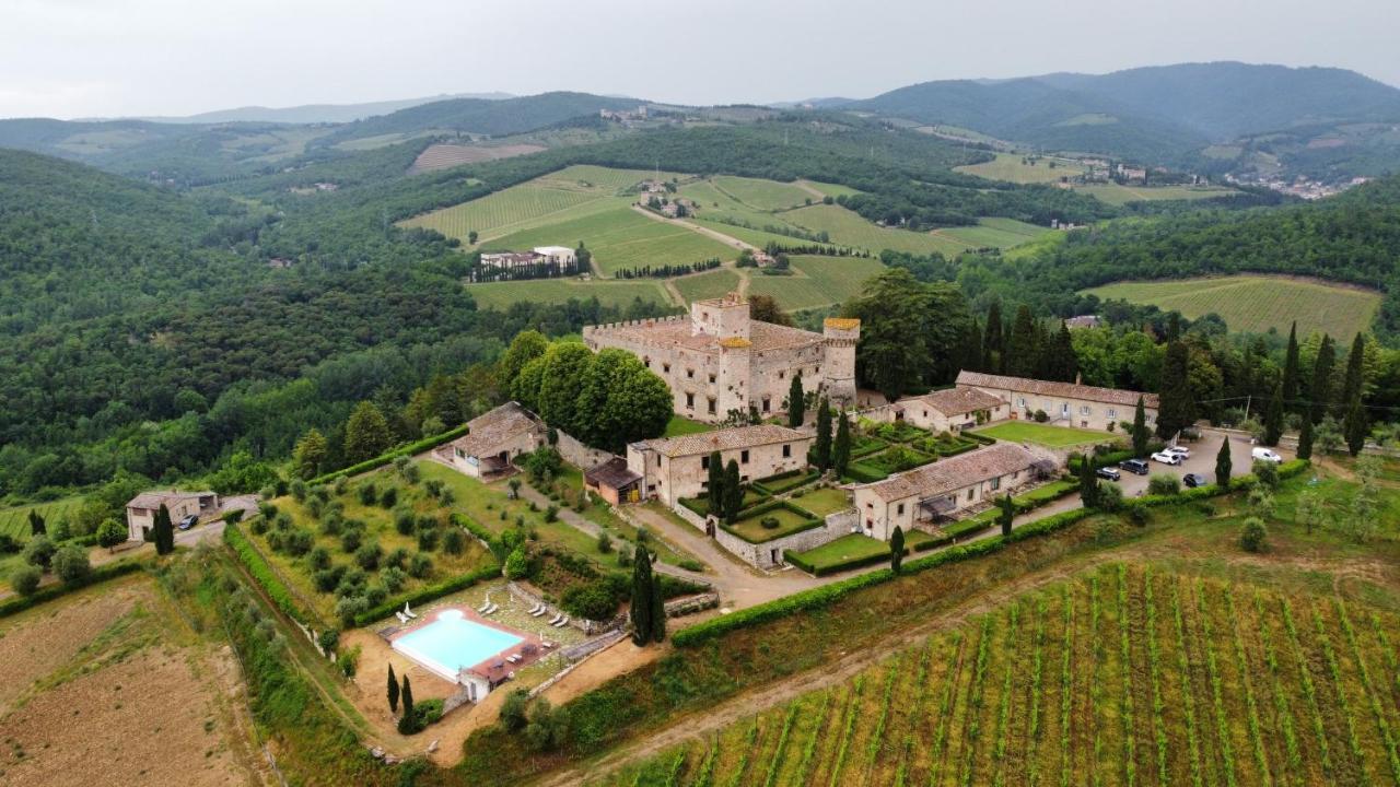 Penzion Castello Di Meleto Gaiole in Chianti Exteriér fotografie