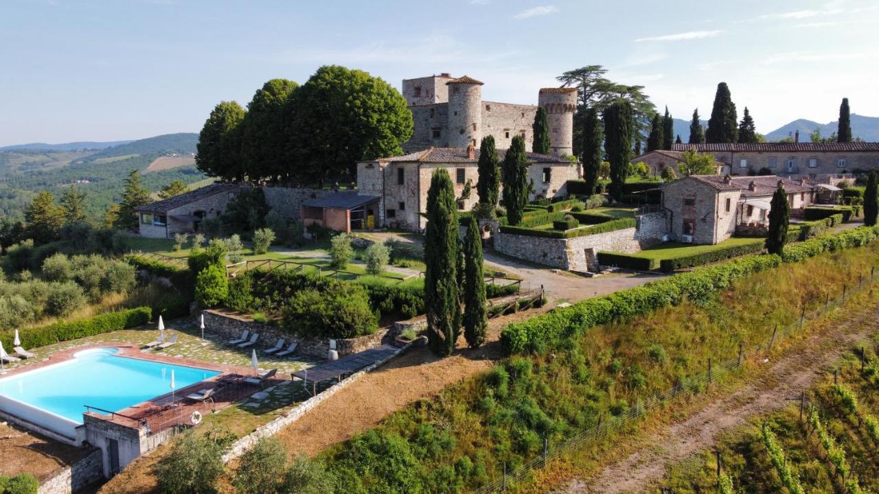 Penzion Castello Di Meleto Gaiole in Chianti Exteriér fotografie