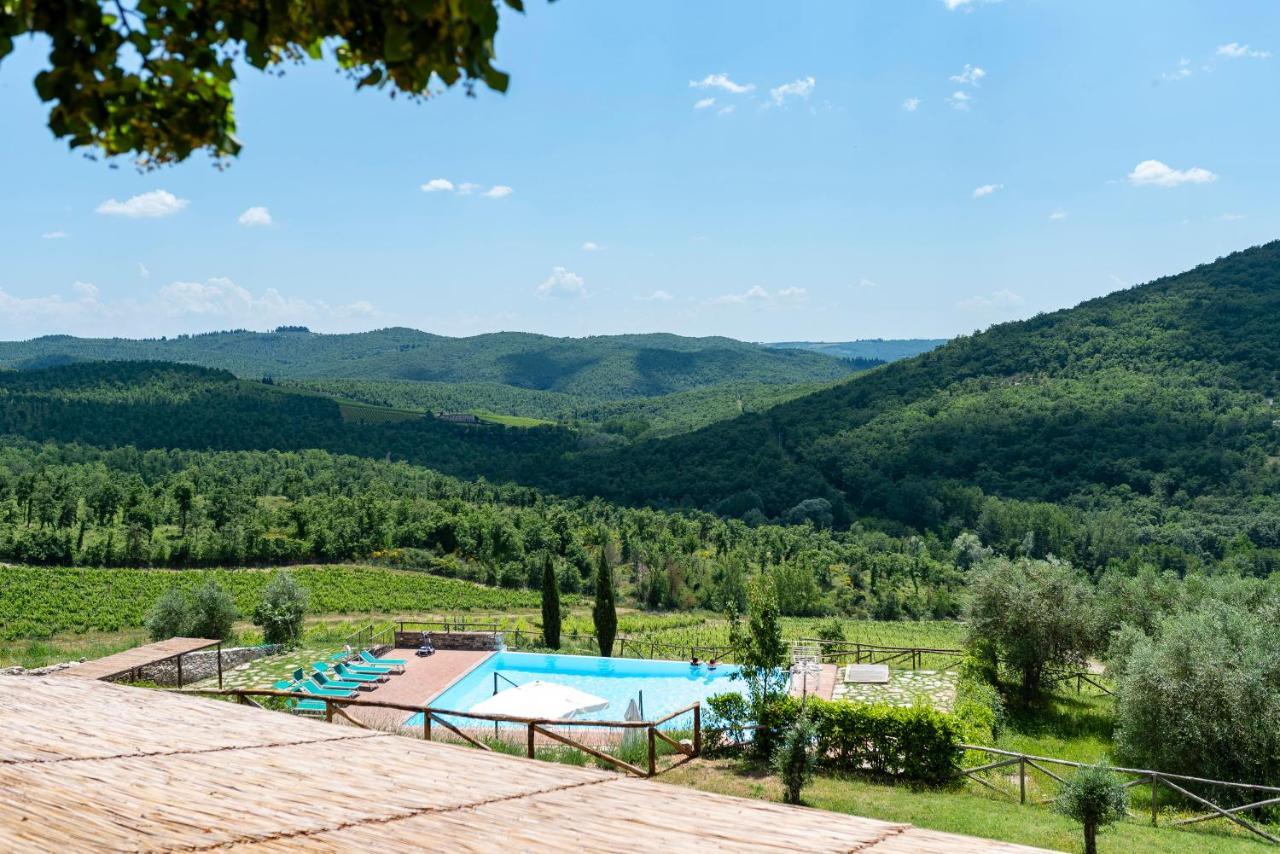 Penzion Castello Di Meleto Gaiole in Chianti Exteriér fotografie
