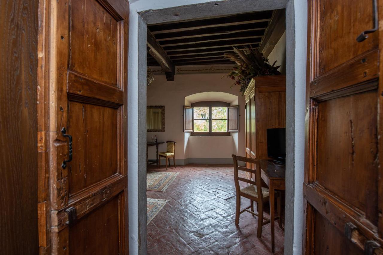 Penzion Castello Di Meleto Gaiole in Chianti Exteriér fotografie