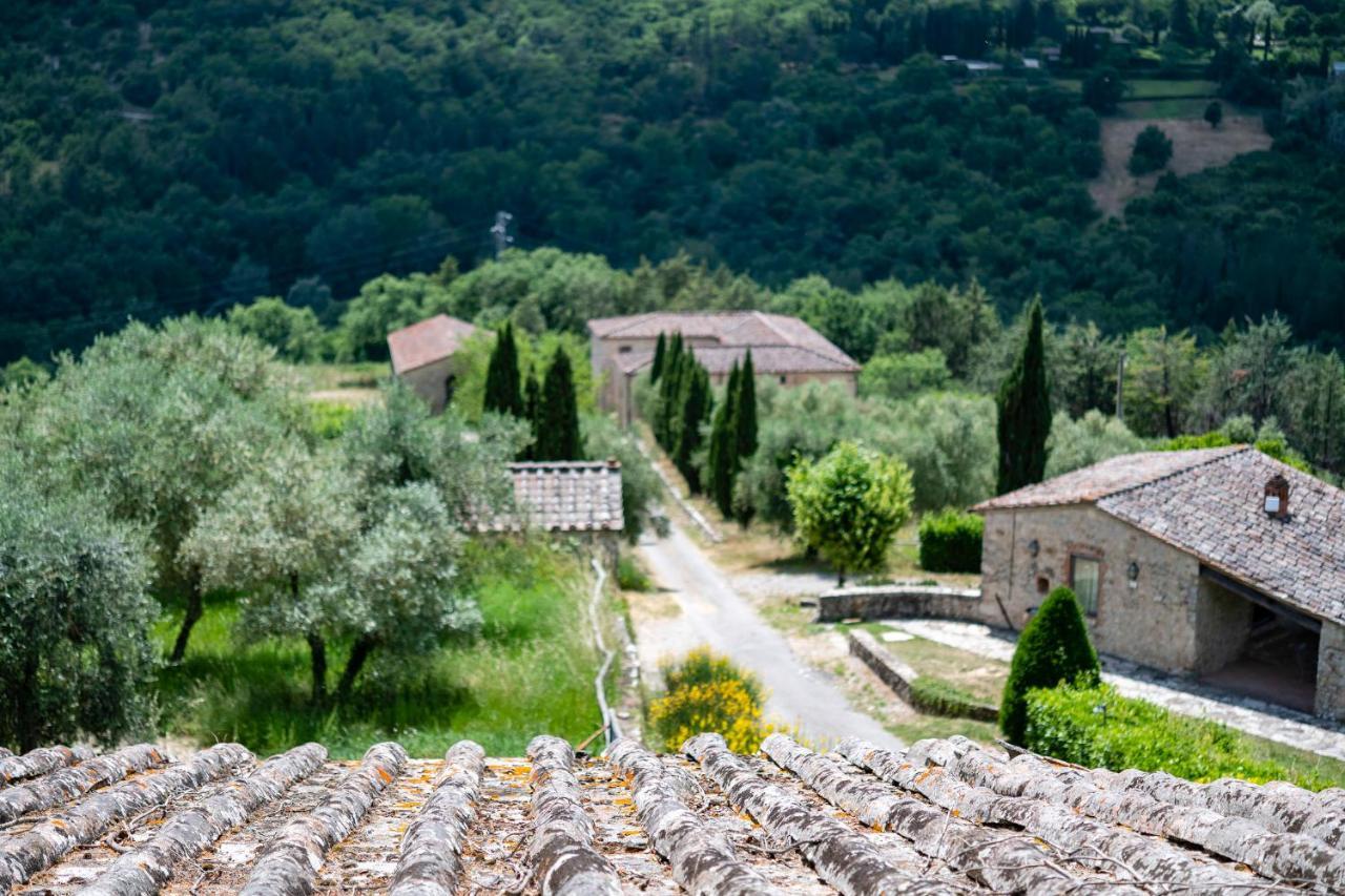 Penzion Castello Di Meleto Gaiole in Chianti Exteriér fotografie