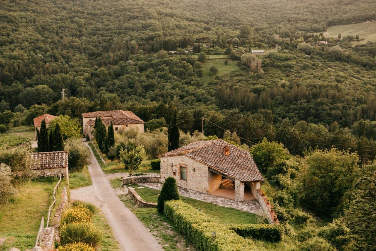 Penzion Castello Di Meleto Gaiole in Chianti Exteriér fotografie