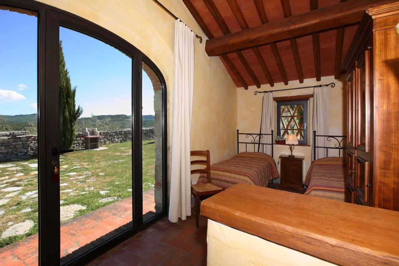 Penzion Castello Di Meleto Gaiole in Chianti Exteriér fotografie