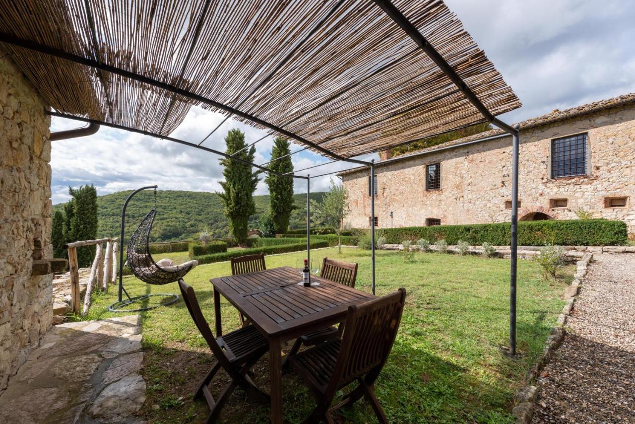 Penzion Castello Di Meleto Gaiole in Chianti Exteriér fotografie